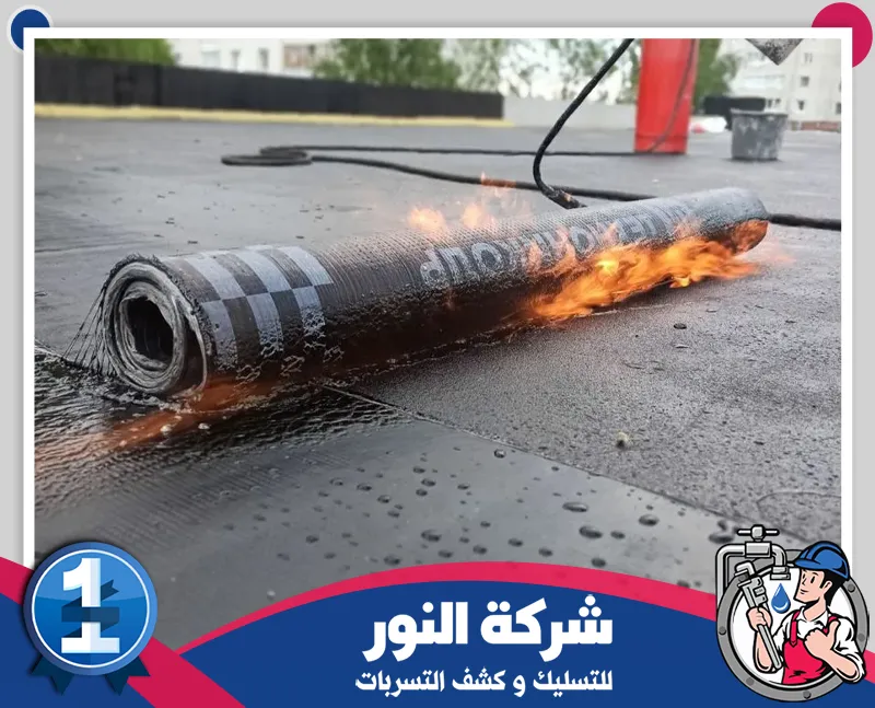 عزل حراري للأسطح ببقيق | 0546824999 شركة النور تنفيذ عزل الأسطح ببقيق باستخدام لفائف العزل الحراري والمائي لحماية المباني من الرطوبة والحرارة.