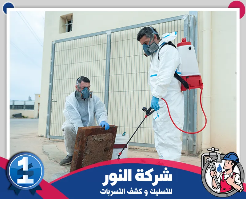 مكافحة الابراص بالدمام | شركة النور | 0546824999 فريق مكافحة حشرات بالدمام ينفذ أعمال الرش الخارجي باستخدام معدات متخصصة لمعالجة الآفات.