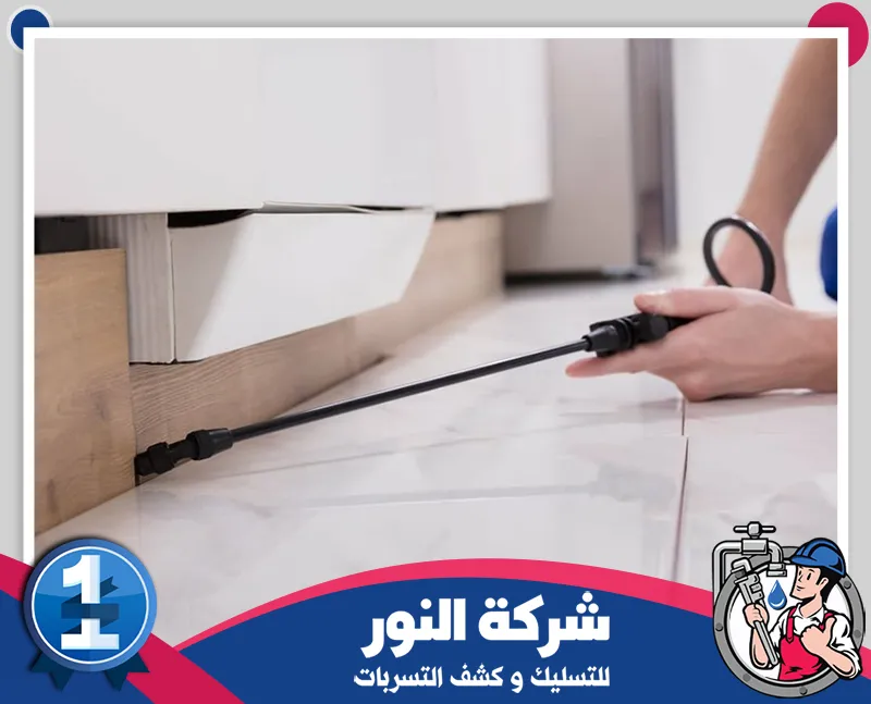 مكافحة الحشرات المنزلية بالخفجي | شركة النور فني يستخدم أداة رش المبيدات لمعالجة الزوايا المخفية أسفل الأثاث ومكافحة انتشار الحشرات داخل المنزل.